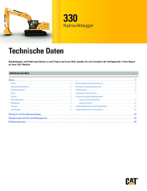 Excavadoras de orugas Caterpillar 330