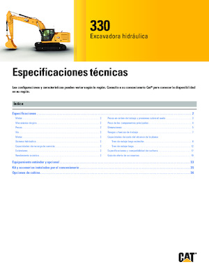 Excavadoras de orugas Caterpillar 330