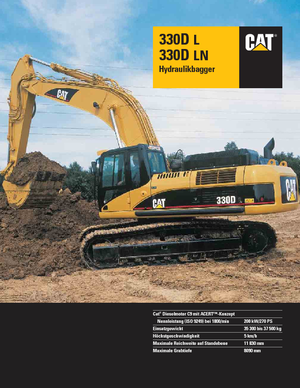 Excavadoras de orugas Caterpillar 330D LN