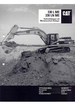 Excavadoras de orugas Caterpillar 330 L N