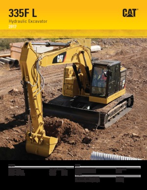 Excavadoras de orugas Caterpillar 335F L