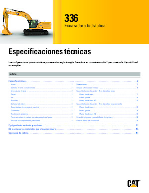 Excavadoras de orugas Caterpillar 336