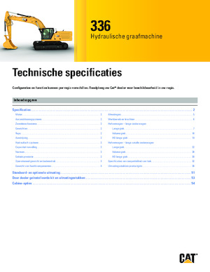 Excavadoras de orugas Caterpillar 336