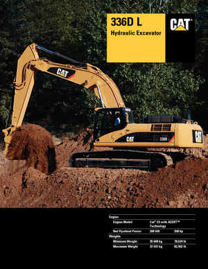 Excavadoras de orugas Caterpillar 336D LN