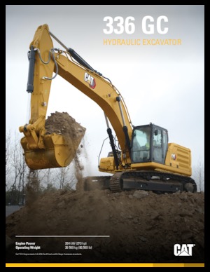 Excavadoras de orugas Caterpillar 336 GC