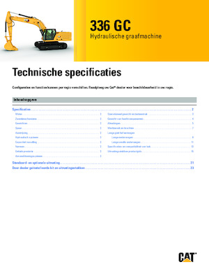 Excavadoras de orugas Caterpillar 336 GC