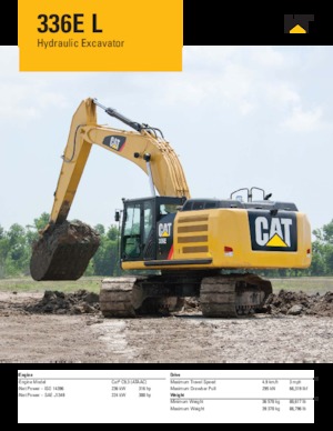 Excavadoras de orugas Caterpillar 336E