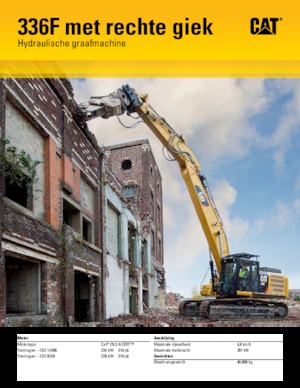 Excavadoras de orugas Caterpillar 336F L XE