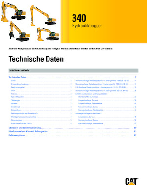 Excavadoras de orugas Caterpillar 340