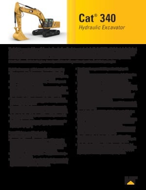 Excavadoras de orugas Caterpillar 340