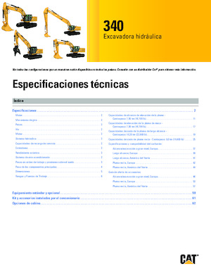 Excavadoras de orugas Caterpillar 340