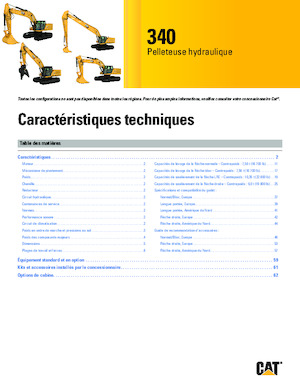 Excavadoras de orugas Caterpillar 340