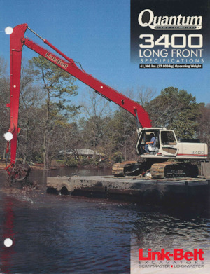 Excavadoras de orugas Link-Belt 3400 Long Front