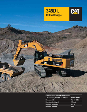 Excavadoras de orugas Caterpillar 345D L