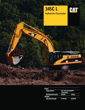 Excavadoras de orugas Caterpillar 345C