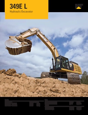 Excavadoras de orugas Caterpillar 349E