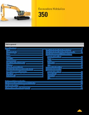 Excavadoras de orugas Caterpillar 350