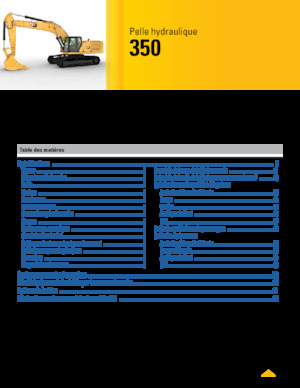 Excavadoras de orugas Caterpillar 350