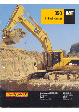 Excavadoras de orugas Caterpillar 350 L