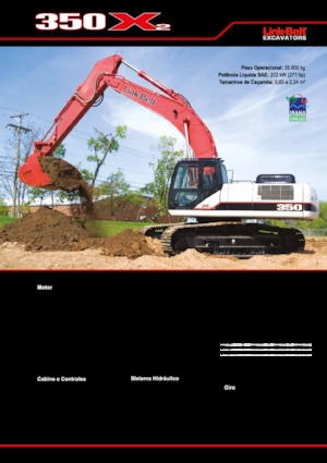 Excavadoras de orugas Link-Belt 350 X2