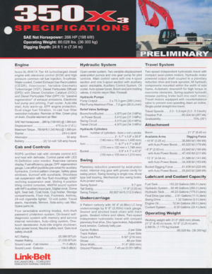 Excavadoras de orugas Link-Belt 350 X3