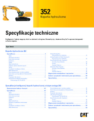 Excavadoras de orugas Caterpillar 352