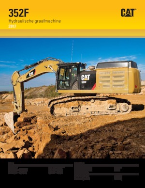 Excavadoras de orugas Caterpillar 352F