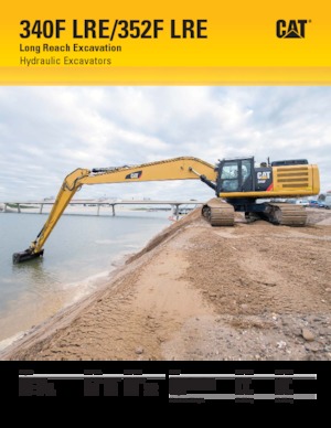 Excavadoras de orugas Caterpillar 352F LRE