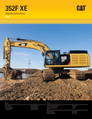 Excavadoras de orugas Caterpillar 352F XE