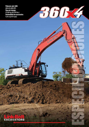 Excavadoras de orugas Link-Belt 360 X4