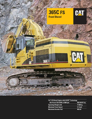 Excavadoras de orugas Caterpillar 365 C