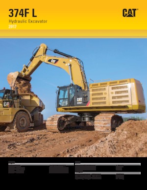 Excavadoras de orugas Caterpillar 374F L