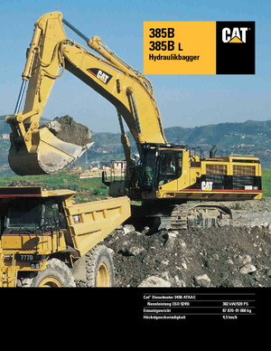 Excavadoras de orugas Caterpillar 385 B L