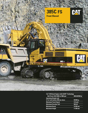 Excavadoras de orugas Caterpillar 385C FS