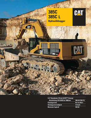 Excavadoras de orugas Caterpillar 385C L