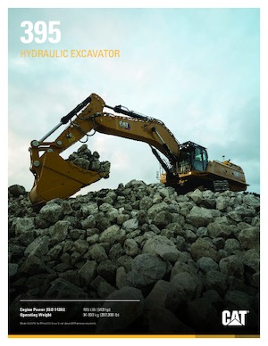 Excavadoras de orugas Caterpillar 395