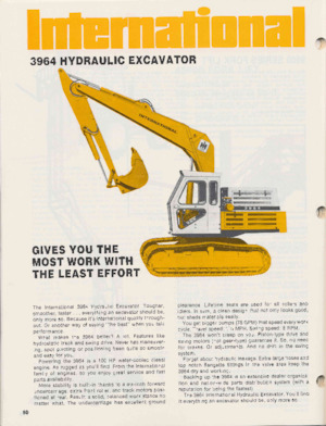 Excavadoras de orugas International Harvester 3964