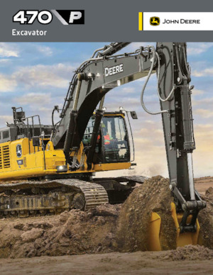 Excavadoras de orugas John Deere Construction 470 P