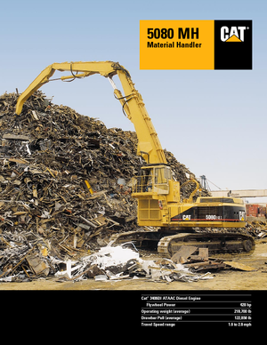 Excavadoras de orugas Caterpillar 5080