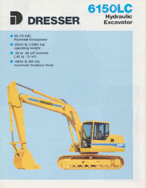 Excavadoras de orugas Dresser 6150LC