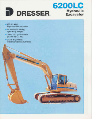 Excavadoras de orugas Dresser 6200LC