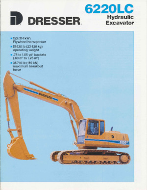 Excavadoras de orugas Dresser 6220LC