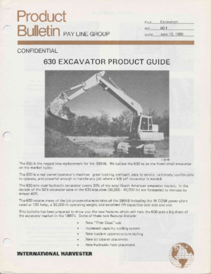 Excavadoras de orugas International Harvester 630