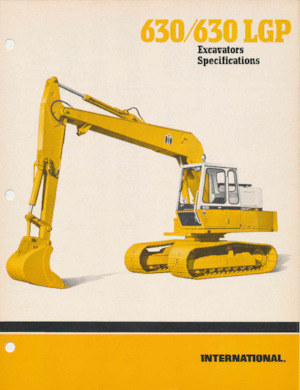 Excavadoras de orugas International Harvester 630