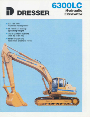 Excavadoras de orugas Dresser 6300LC