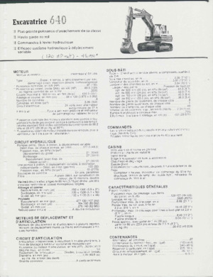 Excavadoras de orugas International Harvester 640