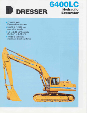 Excavadoras de orugas Dresser 6400LC