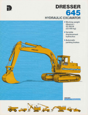 Excavadoras de orugas Dresser 645