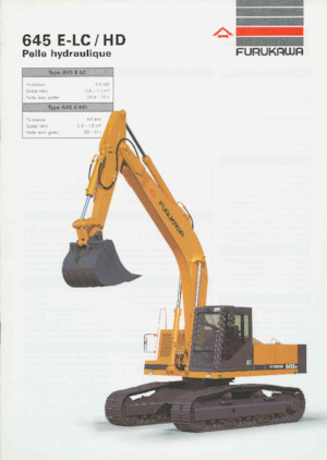 Excavadoras de orugas Furukawa 645 E-LC
