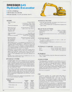 Excavadoras de orugas Dresser 645LC